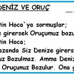 Deniz ve oruç